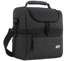 Bolsa Térmica para Almuerzo MIER Doble Capa Gris Oscuro