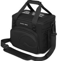 Bolsa Térmica para Almuerzo SUNNY BIRD 12L Capacidad Grande para 18 Latas Negra