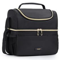 Bolsa Térmica para Almuerzo TOURIT con Doble Compartimento 9L Negra Bolsa Térmica para Almuerzo TOURIT con Doble Compartimento 9L Negra