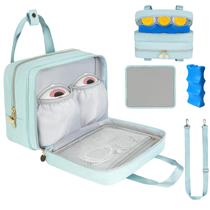Bolsa térmica para bomba de mama Jaffzora Wearable Travel Blue