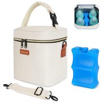 Bolsa Térmica para Leite Materno Mancro para Viagem com Capacidade para 4 Mamadeiras de 250ml Bolsa Térmica para Leite Materno Mancro para Viagem com Capacidade para 4 Mamadeiras de 250ml
