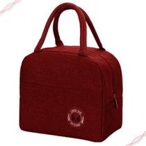 Bolsa Térmica para Marmita Lunch Bag Vinho - Brivilas Bolsa Térmica para Marmita Lunch Bag Vinho - Brivilas
