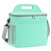 Bolsa Térmica para Trabalho e Passeios com Zíper Duplo e Alça Transversal