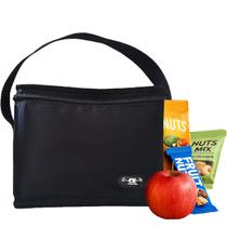 Bolsa Térmica Pequena Preta 2 Litros Para Marmita Lanches Nutrição Diaria Direto da Fabrica