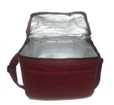 Bolsa Térmica Porta Marmita Forrada Alumínio Poliéster Espuma Estilosa Trabalho Fitness