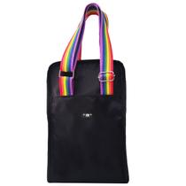 Bolsa Térmica Porta para Garrafas Latas Vinho com Alça de Ombro Arco Íris Pride Wine Bag Marmita