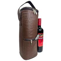 Bolsa Térmica Porta Vinho Garrafa de Bebidas Frasqueira Reforçada Premium - Várias Cores - PV1