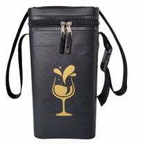 Bolsa Térmica Porta Vinho Wine Bag Petpel 30x8x16cm 245g