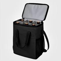 Bolsa Térmica Porta Vino Wine Bag 16L Preto Fosco Unissex