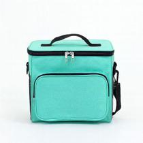 Bolsa Térmica Portátil Com Alça Ajustável Conserva Alimentos E Bebidas, Marmita, Lancheira Para Viagem - Verde