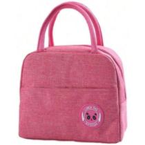 Bolsa Térmica Portátil Com Isolamento Térmico Rosa