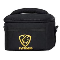 Bolsa Térmica Portátil Lancheira Fitness Marmita Lanche Frasqueira Talheres Garrafa Esportiva