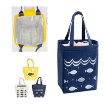 Bolsa termica portatil sacola cooler praia necessaire fitness marmiteira lancheira ecologica academia viagens