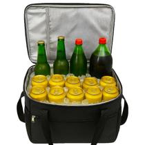 Bolsa Térmica Preta Grande 30 Litros Resistente para Praia Camping Pesca Bebidas Garrafas Lanches Bolsa Térmica Preta Grande 30 Litros Resistente para Praia Camping Pesca Bebidas Garrafas Lanches