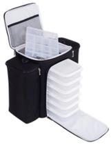 Bolsa térmica preta monster 06 potes - bagnew Bolsa térmica preta monster 06 potes - bagnew