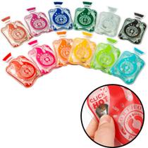 Bolsa Térmica Quente 100ml Reutilizável Click Hot Terapia Cores Sortidas Bolsa Térmica Quente 100ml Reutilizável Click Hot Terapia Cores Sortidas