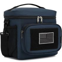 Bolsa Térmica Táctica FlowFly para Almuerzo Cyan Mediana