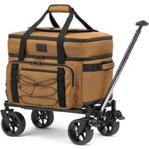 Bolsa Térmica TONRUYN Extra Grande 50L/85 Latas con Ruedas Marrón