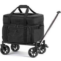 Bolsa térmica TONRUYN Extra Large 50L com rodas 85 latas preta