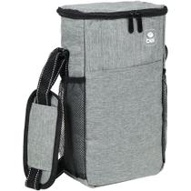 Bolsa termica toscana cinza para 2 garrafas bel (p55) 52708 Bolsa termica toscana cinza para 2 garrafas bel (p55) 52708