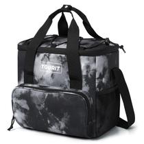 Bolsa Térmica TOURIT Aislada Suave 14.6L para 24 Latas Estampado Tie-dye Negro Bolsa Térmica TOURIT Aislada Suave 14.6L para 24 Latas Estampado Tie-dye Negro