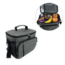 Bolsa Térmica Transversal Tiracolo Porta Marmita Fitness Academia Unissex 8 Litros ART MANIA Bolsa Térmica Transversal Tiracolo Porta Marmita Fitness Academia Unissex 8 Litros ART MANIA