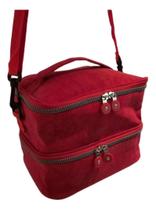 Bolsa Térmica Transversal Unissex 2 Andares Trabalho Viagem