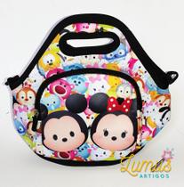 Bolsa Térmica Tsum Tsum Disney Cor:Branco Bolsa Térmica Tsum Tsum Disney Cor:Branco