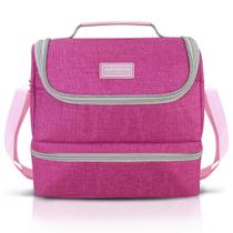 Bolsa Térmica Vibe com 2 Compartimentos Jacki Design Bolsa Térmica Vibe com 2 Compartimentos Jacki Design