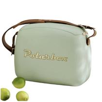 Bolsa Térmica Vintage Retrô Cooler Bag Alça Couro Cor Variada