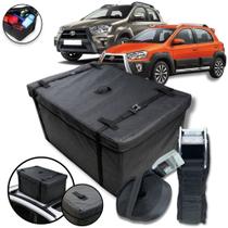Bolsa Teto Impermeável 370L + Cinta Premium Etios Cross