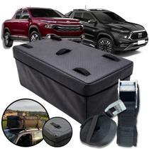 Bolsa Teto Mala Impermeável 180L + Cinta Premium Fiat Toro