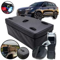 Bolsa Teto Maleiro Impermeável 180L + Cinta Premium Tiggo 8