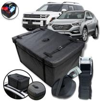 Bolsa Teto Maleiro Impermeável 370L + Cinta Premium Santa fe