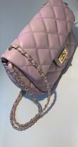 Bolsa texturizada roxa
