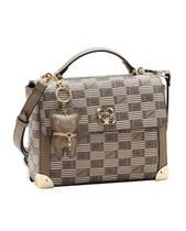 Bolsa Tipo Box - Art Monograma - Alça de Mão - Chenson 3485516 - Natural