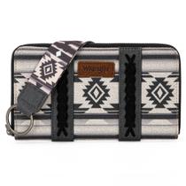 Bolsa tipo carteira Wrangler Western Aztec Clutch, pulseira feminina Bolsa tipo carteira Wrangler Western Aztec Clutch, pulseira feminina