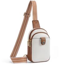Bolsa tipo estilingue BOSTANTEN pequena de couro tiracolo para mulheres bege