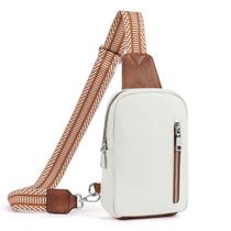 Bolsa Tipo Estilingue CLUCI Pequena para Mulheres - Bolsa Tiracolo de Couro Preta