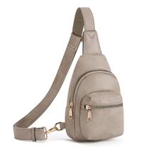Bolsa tipo estilingue CLUCI pequena para mulheres, tiracolo de material vegano Bolsa tipo estilingue CLUCI pequena para mulheres, tiracolo de material vegano