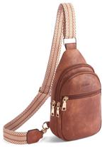 Bolsa Tipo Estilingue Telena Feminina - Pochete Tiracolo em Couro Marrom