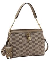 Bolsa Tipo Shoulder - Art Monograma - Alça de Ombro - Chenson 3485513 - Natural Bolsa Tipo Shoulder - Art Monograma - Alça de Ombro - Chenson 3485513 - Natural