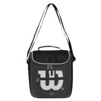Bolsa Tiracolo 7,5 Litros 100% Poliéster Wilson Preto