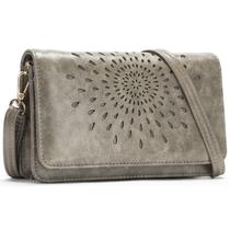 Bolsa tiracolo APHISON multifuncional pequena para mulheres cinza