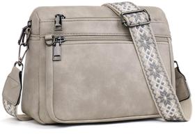 Bolsa tiracolo ATERITSSI em material vegano moderno para mulheres Bolsa tiracolo ATERITSSI em material vegano moderno para mulheres