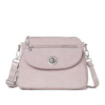 Bolsa tiracolo Baggallini Calais para mulher Blush Shimmer