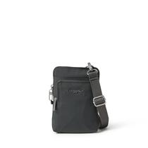 Bolsa tiracolo Baggallini Securtex Anti-Roubo Charcoal Feminina