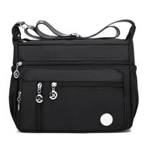 Bolsa tiracolo Bolsas COOLOME para mulheres em nylon impermeável Bolsa tiracolo Bolsas COOLOME para mulheres em nylon impermeável