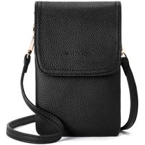 Bolsa tiracolo BOSTANTEN de material vegano preta