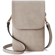 Bolsa tiracolo BOSTANTEN Vegan Leather para mulheres cinza Bolsa tiracolo BOSTANTEN Vegan Leather para mulheres cinza